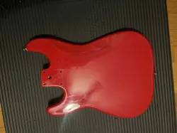 SQUIER BY FENDER MINI STRATOCASTER STRAT SHORT SCALE GUITAR BODY DAKOTA RED