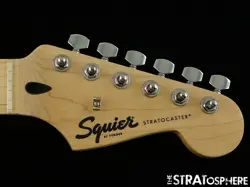 FENDER SQUIER SONIC HT STRAT, NECK & TUNERS GUITAR PARTS STRATOCASTER MAPLE
