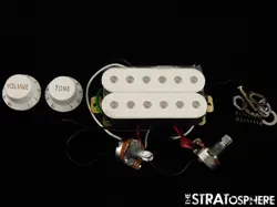 FENDER SQUIER SONIC HT H SERIES STRAT HUMBUCKER PICKUP POTS & KNOBS STRATOCASTER