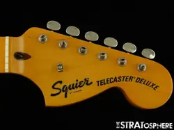 FENDER SQUIER CLASSIC VIBE 70S DELUXE TELECASTER NECK   TUNERS, TELE MAPLE