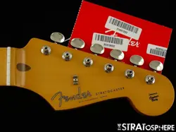 FENDER VINTERA II 50S RI STRATOCASTER STRAT NECK & TUNERS 1950S MAPLE SOFT 