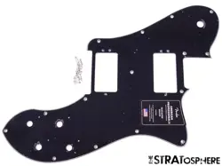 FENDER AMERICAN PROFESSIONAL II TELECASTER DELUXE TELE PICKGUARD, BLACK.