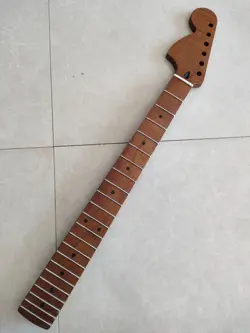 REVERSE BIG HEAD 22 FRET ROASTED FLAME MAPLE ELECTRIC GUITAR NECK FENDER  STYLE