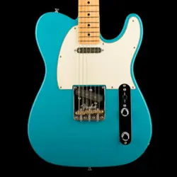 USED FENDER AMERICAN PROFESSIONAL II TELECASTER WITH TV JONES PICKUPS MIAMI BLUE