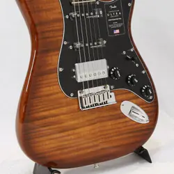 FENDER LIMITED EDITION AMERICAN ULTRA STRATOCASTER HSS   TIGER S EYE