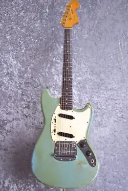 FENDER 1965 MUSTANG  SLAB BOARD   B NECK    BLUE  3.10KG   L