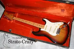 FENDER 1974 STRATOCASTER SUNBURST  MAPLE NECK