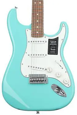 FENDER PLAYER STRATOCASTER ELECTRIC GUITAR - SEA FOAM GREEN WITH PAU FERRO