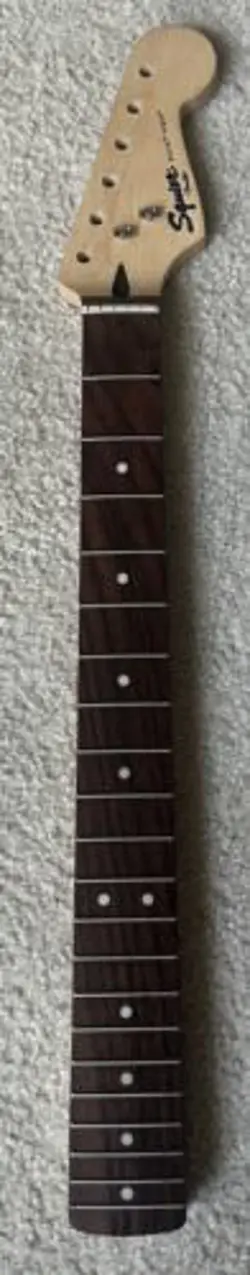 2014 FENDER SQUIER BULLET STRATOCASTER NECK 60'S PRE CBS HEADSTOCK EXCELLENT