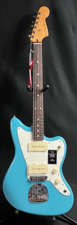 FENDER PLAYER II JAZZMASTER ELECTRIC GUITAR AQUATONE BLUE FINISH