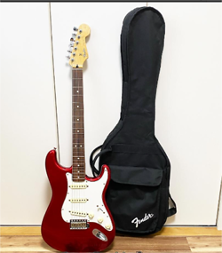 FENDER JAPAN ELECTRIC GUITAR ST-50 STRATOCASTER APPLE RED USED WITH SOFT CASE
