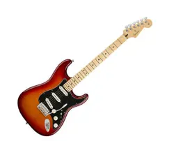 USED FENDER PLAYER STRATOCASTER PLUS TOP - AGED CHERRY BURST W/ MAPLE FB
