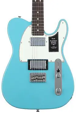 FENDER PLAYER II TELECASTER HH ELECTRIC GUITAR - AQUATONE BLUE WITH ROSEWOOD