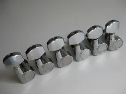 FENDER SQUIER STRATOCASTER GUITAR SET OF 6 INLINE TUNERS FOR PROJECT UPGRADE