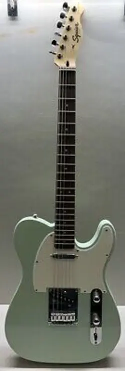 SQUIER BY FENDER TELECASTER 6 STRING ELECTRIC GUITAR SURF GREEN RIGHT HANDED