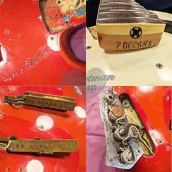 FENDER JAZZ BASS '68 MATCHING HEAD CANDYAPPLERED/R SAFE DELIVERY FROM JAPAN