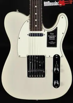 FENDER PLAYER II CHAMBERED ASH TELECASTER TELE WHITE BLONDE ELECTRIC GUITAR