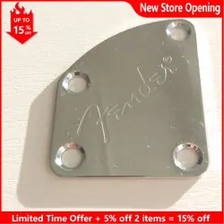 FOR FENDER DELUXE SERIES 4 BOLT CONTOURED NECK PLATE FOR STRAT DELEXE TL US IN