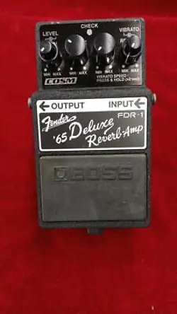 BOSS FDR-1 FENDER '65 DELUXE REVERB AMP GUITAR EFFECT PEDAL  FROM JAPAN