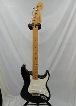FENDER MEXICO PLAYER STRATOCASTER MN BLK ELECTRIC GUITAR