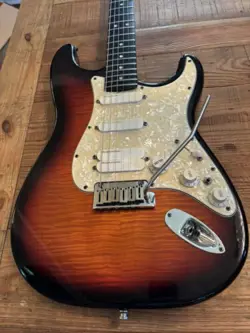1996 FENDER STRAT PLUS ULTRA ANTIQUE BURST LACE SENSORS TBX LSR SCHALLERS