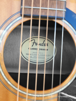 FENDER CC-60SCE ACOUSTIC ELECTRIC GUITAR