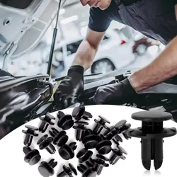 20PCS BUMPER ENGINE UNDER COVER FENDER LINER FASTENER PUSH-TYPE RETAINER CLIP CO