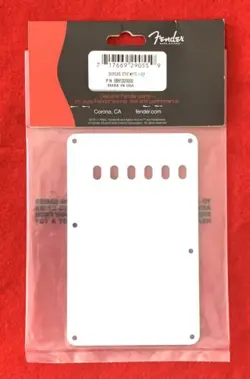 2011 AUTHENTIC FENDER STRATOCASTER VINTAGE STYLE BACK PLATE NEW!!! CORONA CA USA