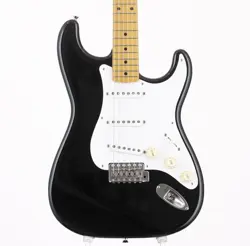 FENDER JAPAN ST57-US BLACK 2006-2008 ELECTRIC GUITAR
