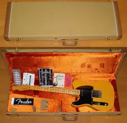 FENDER 2007 AMERICAN VINTAGE 52 TELECASTER BUTTERSCOTCH BLONDE LEFT-HANDED