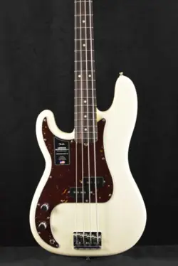 FENDER AMERICAN PROFESSIONAL II PRECISION BASS LEFT-HAND OLYMPIC WHITE ROSEWOOD
