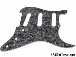 * NEW BLACK PEARLOID STRATOCASTER PICKGUARD FOR FENDER STRAT 3 PLY STANDARD