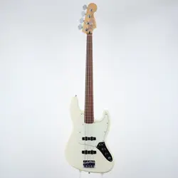 FENDER PLAYER  JAZZ BASS FRETLESS POLAR WHITE