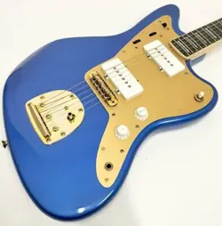 SQUIER BY FENDER 40TH ANNIVERSARY JAZZMASTER GOLD EDITION LAKE PLACID BLUE
