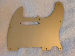 GENUINE FENDER TELECASTER ANODIZED ALUMINUM GOLD GUITAR PARTS PICKGUARD TELE NR