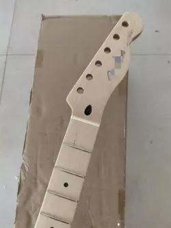 22 FRET TELE MAPLE GUITAR NECK PART FOR DIY FENDER REPLACE SATIN FINISHED