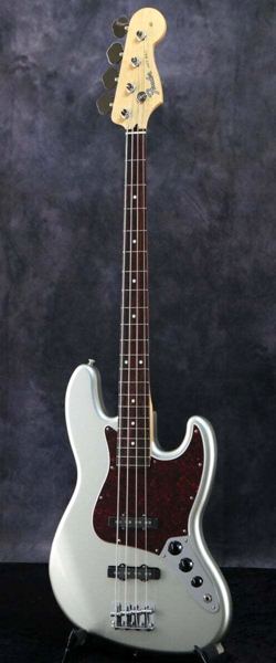 FENDER FSR HYBRID II JAZZ BASS INCA SILVER ELECTRIC BASS GUITAR FROM JAPAN
