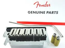 FENDER® AMERICAN DELUXE/ULTRA STRAT BRIDGE W/ARM-POSTS-BUSHINGS~USA~BRAND NEW