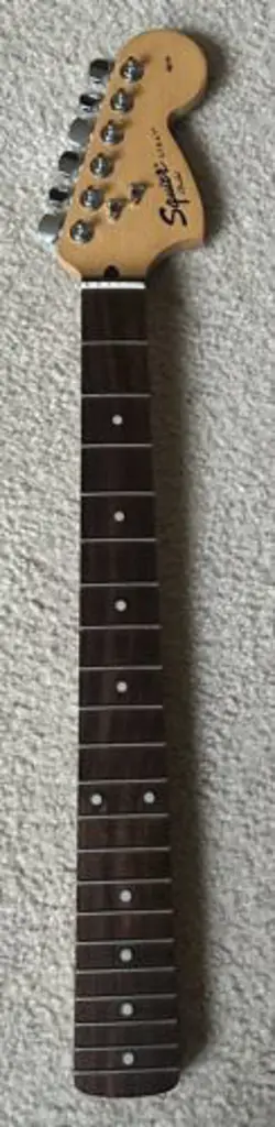 2006 FENDER SQUIER AFFINITY STRATOCASTER NECK 70'S STYLE HEADSTOCK W/UPGRADES