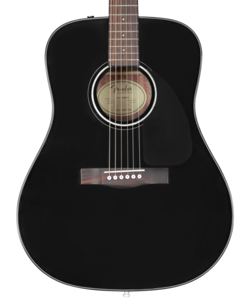 NEW FENDER CD-60 DREADNOUGHT V3 W/CASE - BLACK (238)