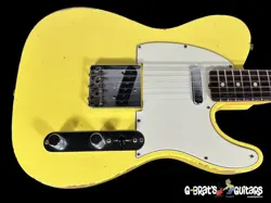 2022 FENDER TELECASTER 1963 CUSTOM SHOP ’63 TELE HEAVY RELIC ~ GRAFFITI YELLOW