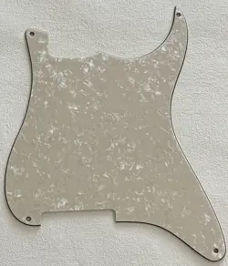 FOR FENDER STRATOCASTER STRAT BLANK 4 SCREW GUITAR PICKGUARD,IVORY WHITE PEARL