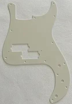 FOR FENDER JAPAN PRECISION BASS GUITAR PICKGUARD SCRATCH PLATE,1 PLY PARCHMENT