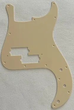 FOR FENDER JAPAN PRECISION BASS GUITAR PICKGUARD SCRATCH PLATE,1 PLY YELLOW