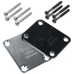 BASS NECK PLATE GENUINE FENDER 