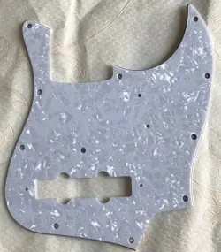 PICK FOR FENDER JAPAN JAZZ BASS STYLE GUITAR PICKGUARD,4 PLY WHITE PEARL