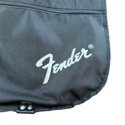FENDER STANDARD GIG BAG STRAT TELE ELECTRIC GUITAR WHITE LOGO HANDLE POCKET ZIP