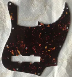 PICK FOR FENDER JAPAN JAZZ BASS STYLE GUITAR PICKGUARD,4 PLY BROWN TORTOISE