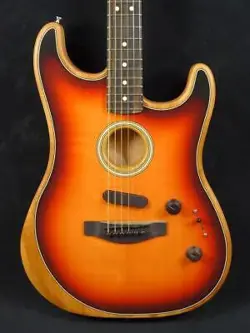FENDER AMERICAN ACOUSTASONIC STRATOCASTER 3-COLOR SUNBURST