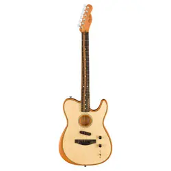 FENDER AMERICAN ACOUSTASONIC TELECASTER NATURAL ELECTRIC ACOUSTIC GUITAR